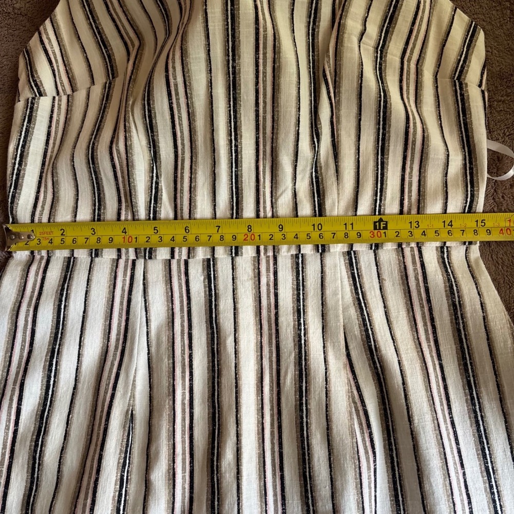 Apt. 9 Womens Linen Blend Striped Sleeveless Sheath Dress Size 4 NWT - Picture 10 of 11